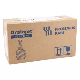 FREKA DRAINJET Suolaliuos 0,9 % ISO, 10X60 ml