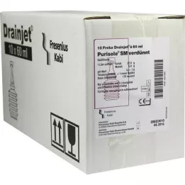 FREKA DRAINJET Purisoli SM laimennettu huuhteluliuos, 10X60 ml