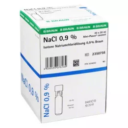 KOCHSALZLÖSUNG 0,9-prosenttinen Miniplasco connect, 20X20 ml