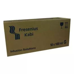 NATRIUMHYDROGENCARBONAT 8,4-prosenttinen lasi-infuusioliuos, 10X100 ml