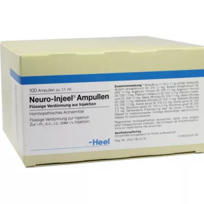 NEURO INJEEL Ampullit, 100 kpl