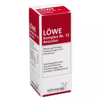LÖWE KOMPLEX N:o 12 Aesculus-tipat, 50 ml