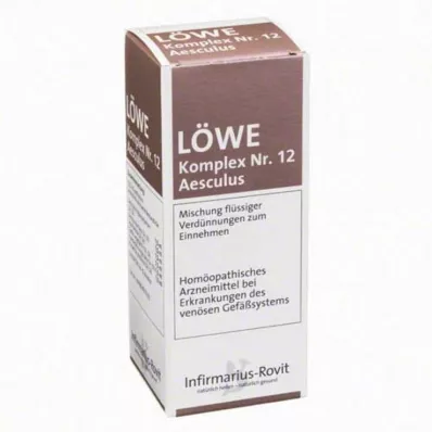 LÖWE KOMPLEX N:o 12 Aesculus-tipat, 100 ml