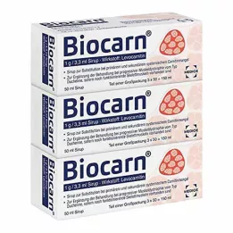 BIOCARN Siirappi, 3X50 ml