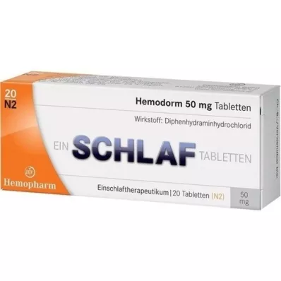 HEMODORM 50 mg unitabletit, 20 kpl