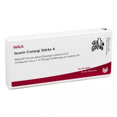 ISCUCIN crataegi Vahvuus A Ampullit, 10X1 ml