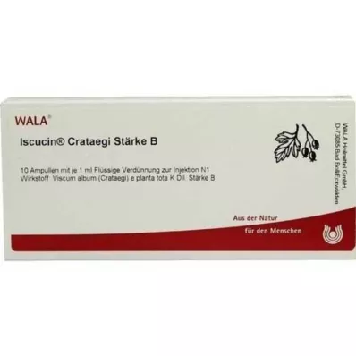 ISCUCIN crataegi Vahvuus B Ampullit, 10X1 ml