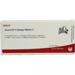 ISCUCIN crataegi Vahvuus C Ampullit, 10X1 ml