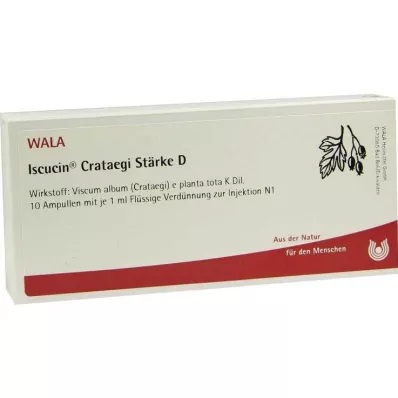 ISCUCIN crataegi Vahvuus D Ampullit, 10X1 ml