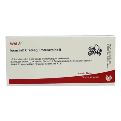 ISCUCIN crataegi tehosarja II Ampullit, 10X1 ml
