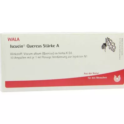 ISCUCIN quercus-tärkkelys A ampullit, 10X1 ml
