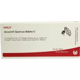 ISCUCIN quercus-tärkkelys C-ampullit, 10X1 ml