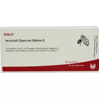 ISCUCIN quercus-tärkkelys D-ampullit, 10X1 ml