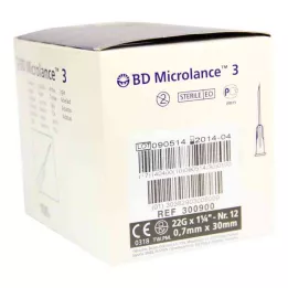 BD MICROLANCE Kanyyli 22 G 1 1/4 0,7x30 mm, 100 kpl