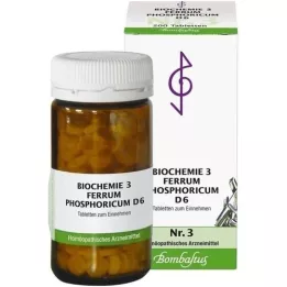 BIOCHEMIE 3 Ferrum phosphoricum D 6 tablettia, 200 kpl