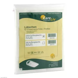 LÄTZCHEN Laajennettu folio/huopa valkoinen tarranauhalla, 1 kpl