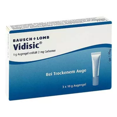 VIDISIC Silmägeeli, 3X10 g