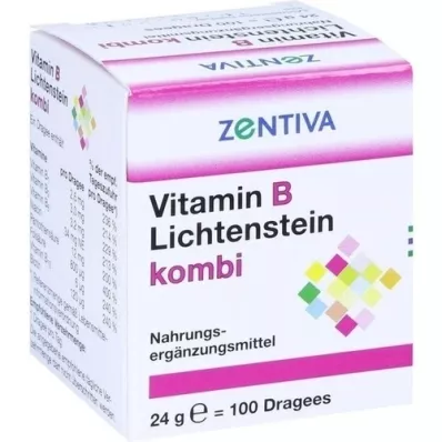 VITAMIN B LICHTENSTEIN Combi-päällysteiset tabletit, 100 kpl