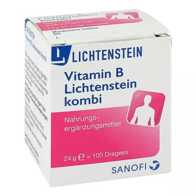 VITAMIN B LICHTENSTEIN Combi-päällysteiset tabletit, 100 kpl