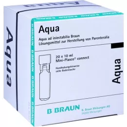 AQUA AD injectabilia Miniplasco connect injektioneste, liuos, 20X10 ml