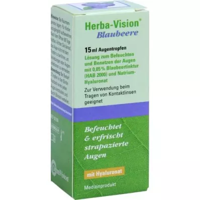 HERBA-VISION Mustikkaiset silmätipat, 15 ml