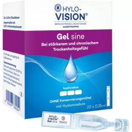 HYLO-VISION Gel sine -kerta-annospipetit, 20X0,35 ml