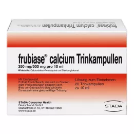 FRUBIASE CALCIUM T Juoma-ampullit, 20 kpl