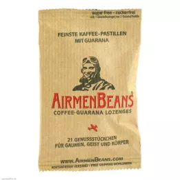 AIRMENBEANS Finest kahvipastillit guaranalla, 21 kpl
