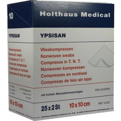 KOMPRESSEN YPSISAN 10x10 cm steriili, 25X2 kpl