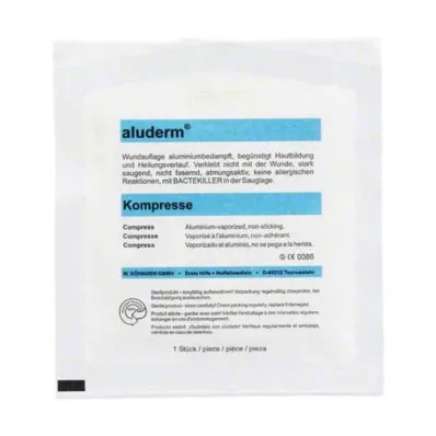 ALUDERM kompressit 20x20 cm, 1 kpl