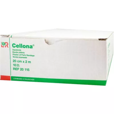 CELLONA Kipsisiteet 20 cmx2 m, 2X5 kpl