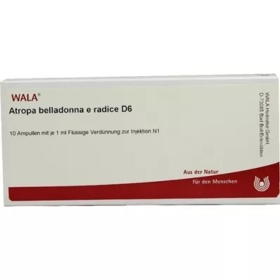 ATROPA belladonna e Radix D 6 ampullia, 10X1 ml