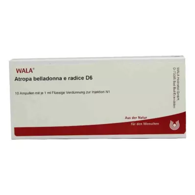 ATROPA belladonna e Radix D 6 ampullia, 10X1 ml