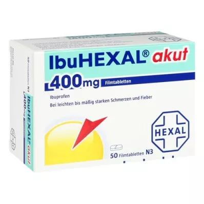 IBUHEXAL akuutti 400 kalvopäällysteistä tablettia, 50 kpl