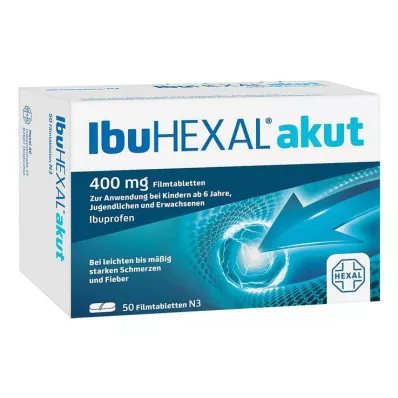 IBUHEXAL akuutti 400 kalvopäällysteistä tablettia, 50 kpl