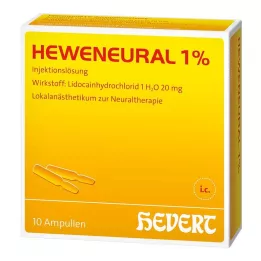 HEWENEURAL 1-prosenttiset ampullit, 10X2 ml