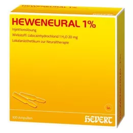 HEWENEURAL 1-prosenttiset ampullit, 100X2 ml