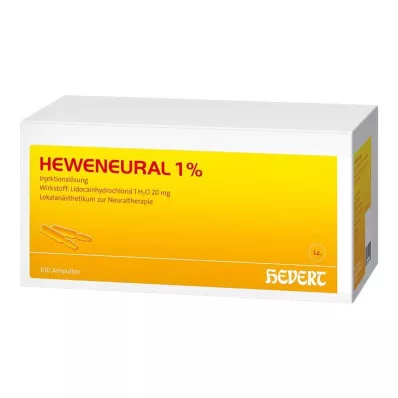 HEWENEURAL 1-prosenttiset ampullit, 100X2 ml