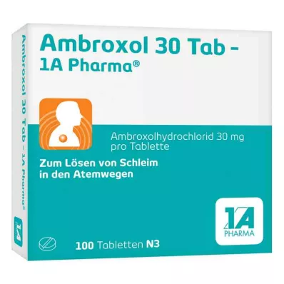 AMBROXOL 30 Tab-1A Pharma -tabletit, 100 kpl