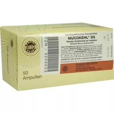 MUCOKEHL Ampullit D 5, 50X1 ml