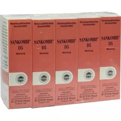 SANKOMBI D 5 tippaa, 10X10 ml