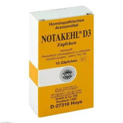 NOTAKEHL D 3 peräpuikot, 10 kpl