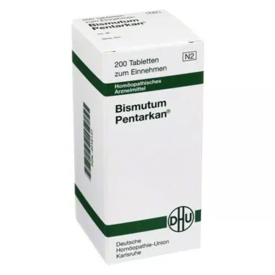 BISMUTUM PENTARKAN Tabletit, 200 kpl BISMUTUM PENTARKAN Tabletit, 200 kpl