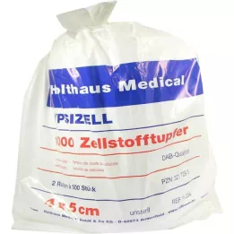 ZELLSTOFFTUPFER Ypsizell 4x5 cm, 1000 kpl