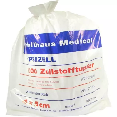 ZELLSTOFFTUPFER Ypsizell 4x5 cm, 1000 kpl
