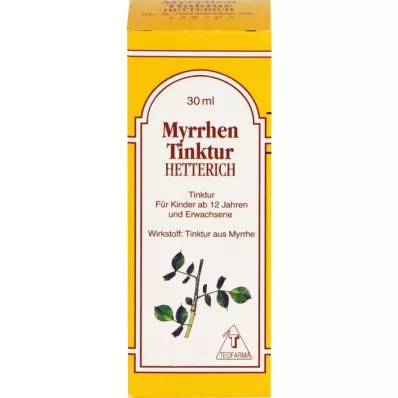 MYRRHENTINKTUR Hetterich, 30 ml