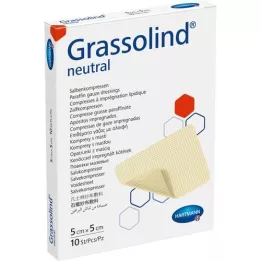 GRASSOLIND Voidepakkaus 5x5 cm steriili, 10 kpl