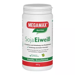 MEGAMAX Soijaproteiini vaniljajauhe, 400 g