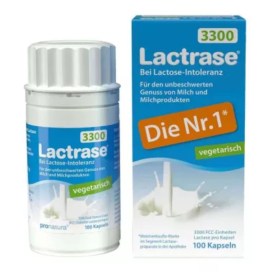 LACTRASE kasvissyöjä 3 300 kapselia, 100 kpl LACTRASE kasvissyöjä 3 300 kapselia, 100 kpl