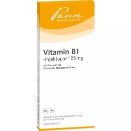 VITAMIN B1 INJEKTOPAS 25 mg injektioneste, liuos, 10X1 ml